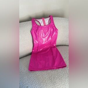 Pink Women's Latex  Dress